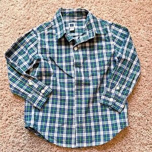24m Janie and Jack Plaid Shirt